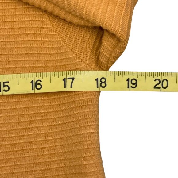 Sioni Golden Mustard Long Sleeve Knit Cardigan Sweater Size Small - Picture 10 of 13